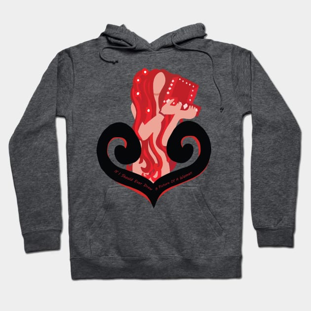 Woman Hoodie by Whitelaw Comics